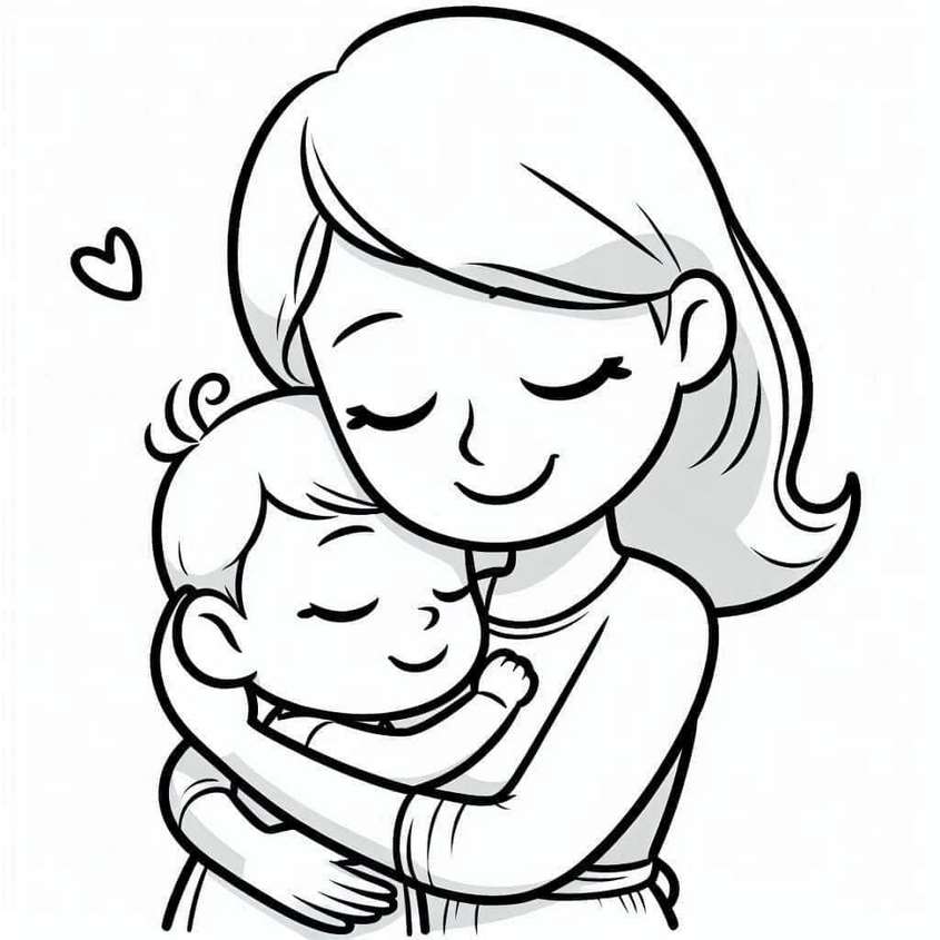 Tranh tô màu ngày 20-10 - 48 Tranh tô màu ngày 20-10 - 48