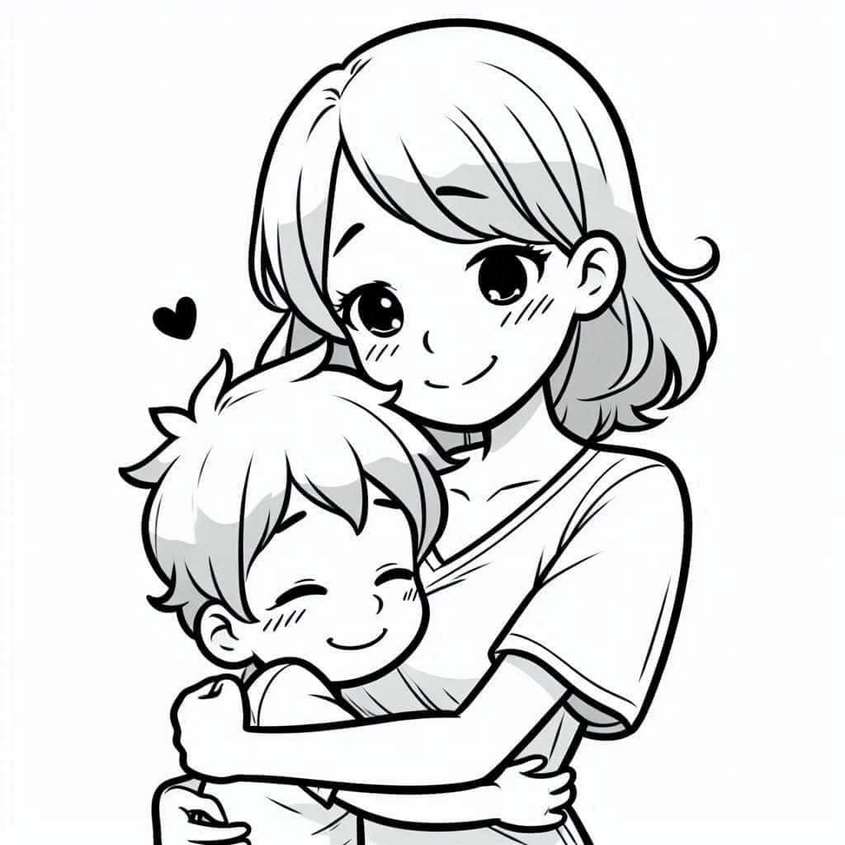 Tranh tô màu ngày 20-10 - 49 Tranh tô màu ngày 20-10 - 49