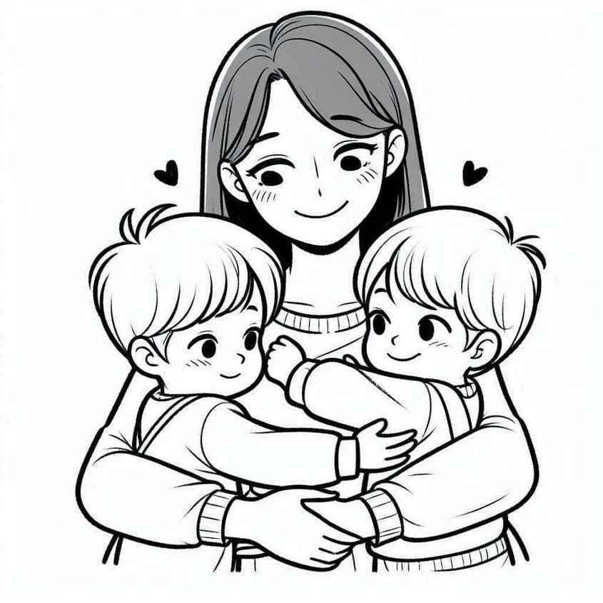 Tranh tô màu ngày 20-10 - 50 Tranh tô màu ngày 20-10 - 50