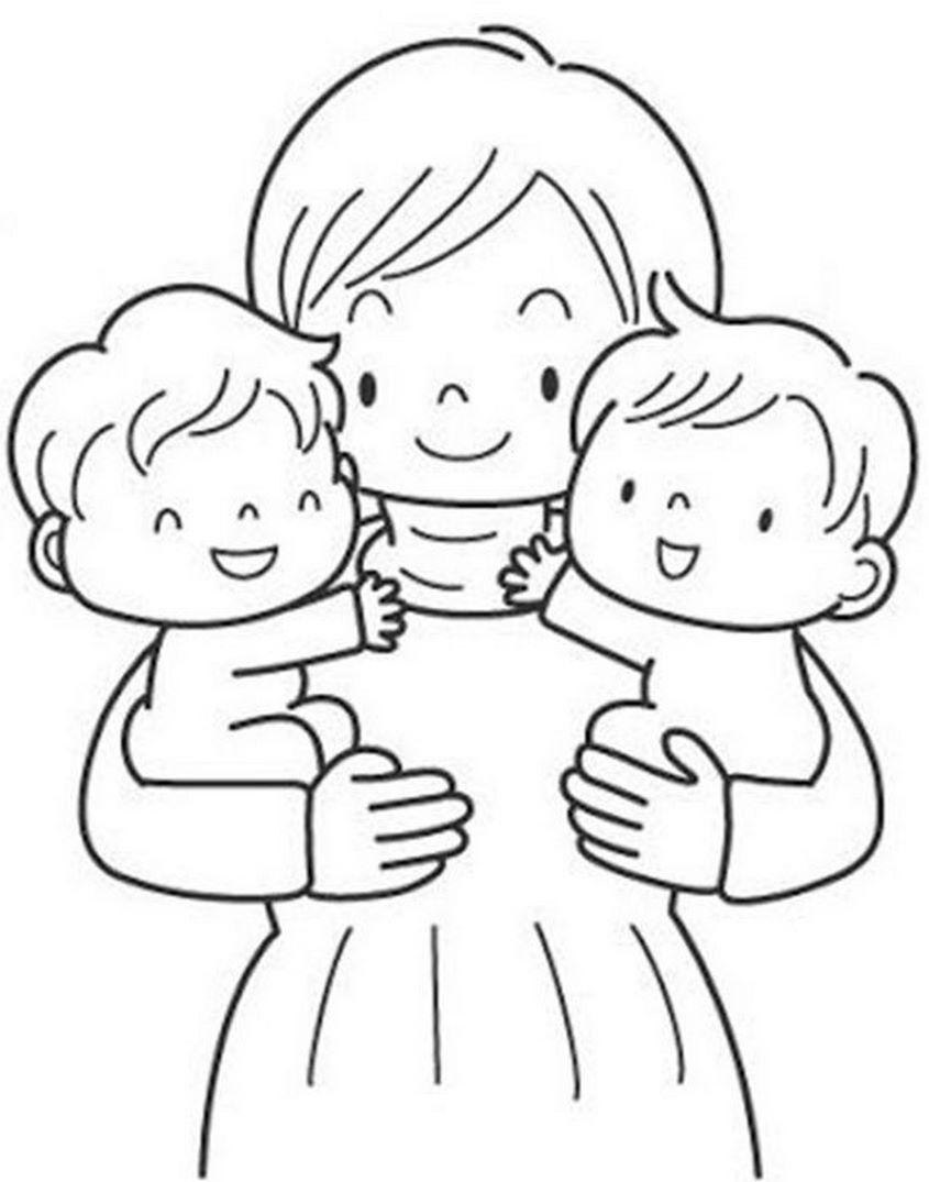 Tranh tô màu ngày 20-10 - 51 Tranh tô màu ngày 20-10 - 51