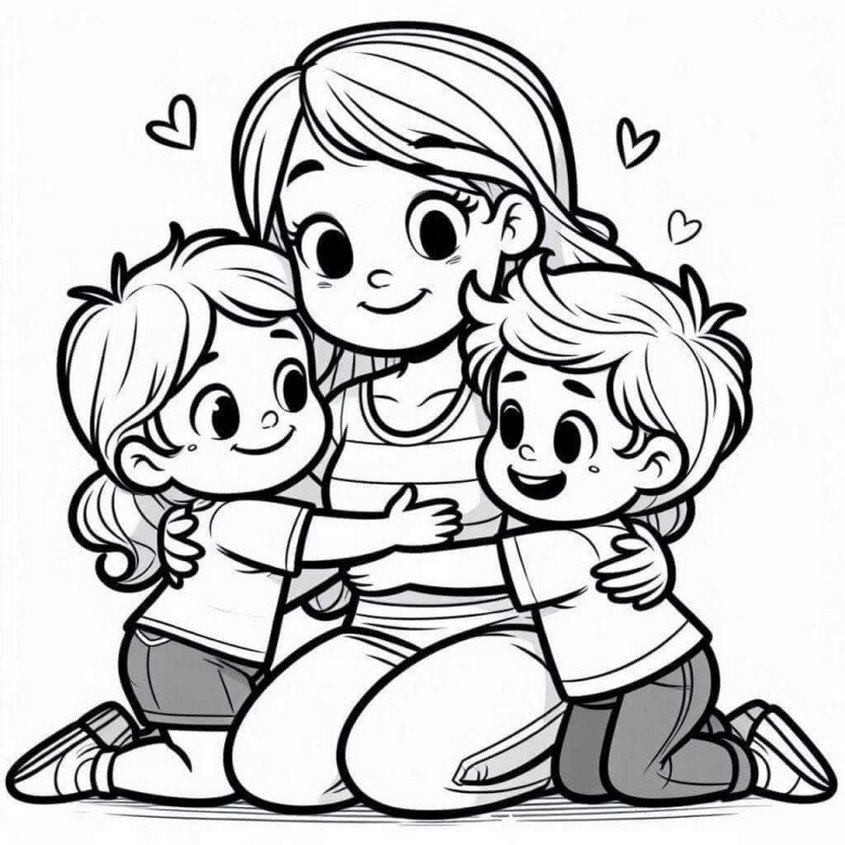 Tranh tô màu ngày 20-10 - 58 Tranh tô màu ngày 20-10 - 58