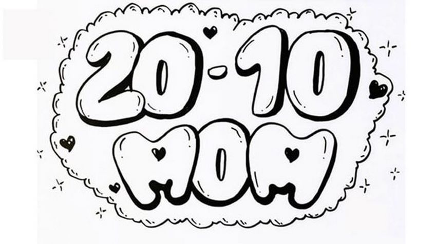 Tranh tô màu thiệp chúc mừng ngày 20-10 - 2 Tranh tô màu thiệp chúc mừng ngày 20-10 - 2