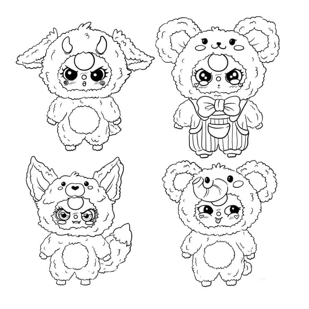 Tranh tô màu Baby Three số 6