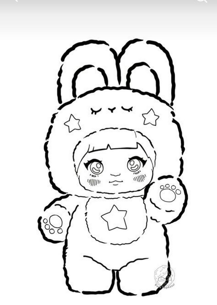 Tranh tô màu Baby Three số 5