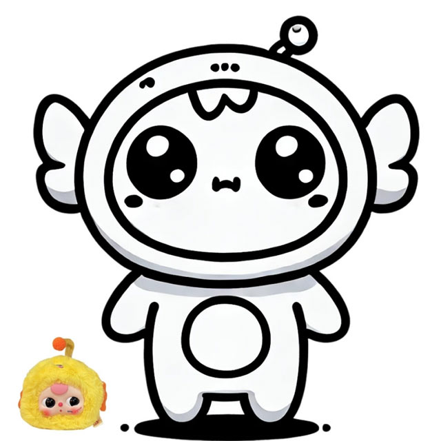 Tranh tô màu Baby Three hải sản số 4