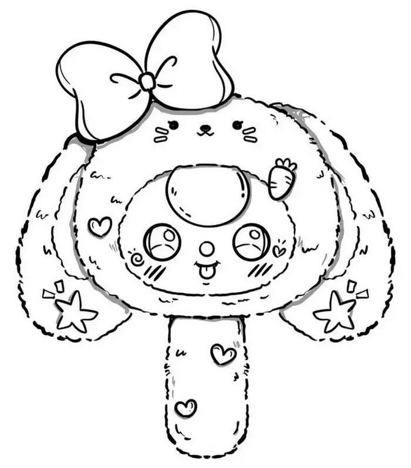 Tranh tô màu Baby Three hải sản số 2