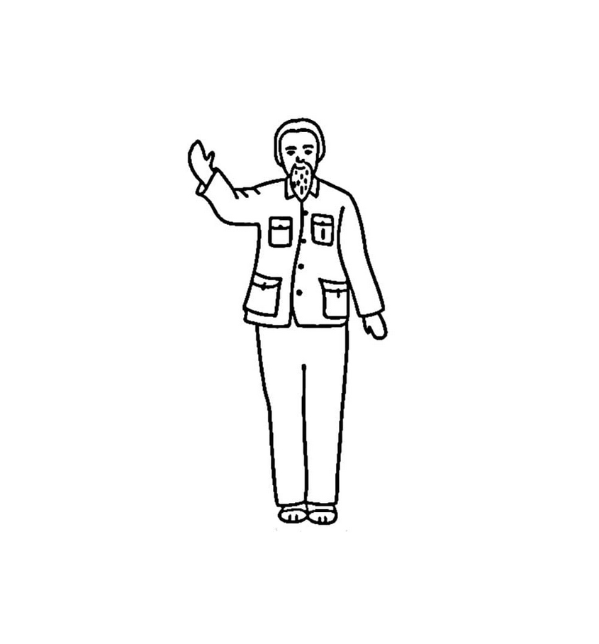 Tranh tô màu Bác Hồ đang vẫy tay chào Tranh tô màu Bác Hồ đang vẫy tay chào