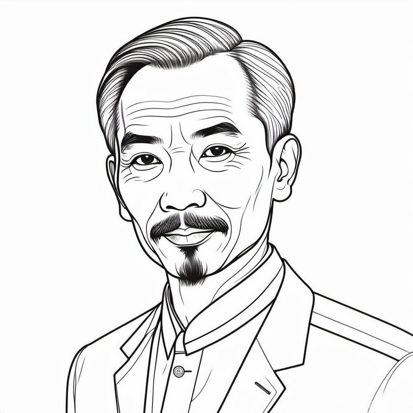 Tranh chân dung Bác Hồ Tranh chân dung Bác Hồ