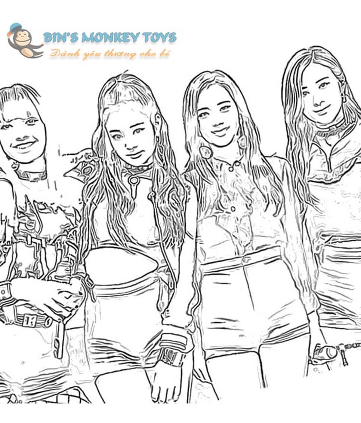 Tranh tô màu BLACKPINK số 7