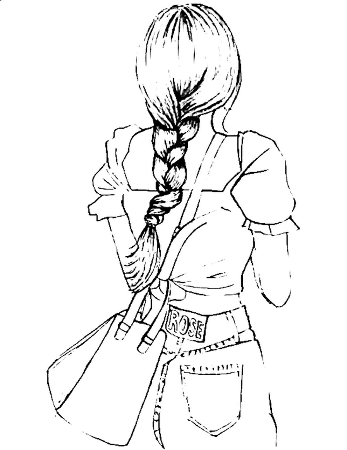 Tranh tô màu BLACKPINK Rose