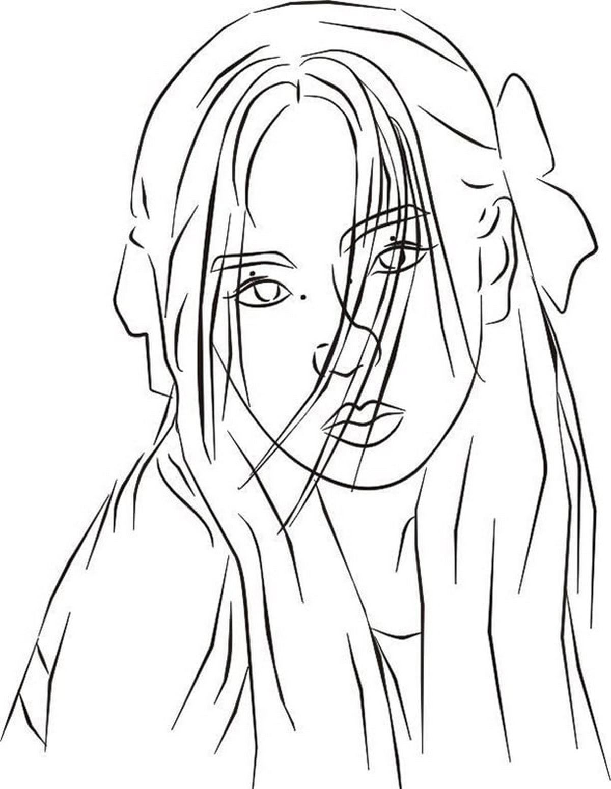 Tranh tô màu BLACKPINK Jisoo