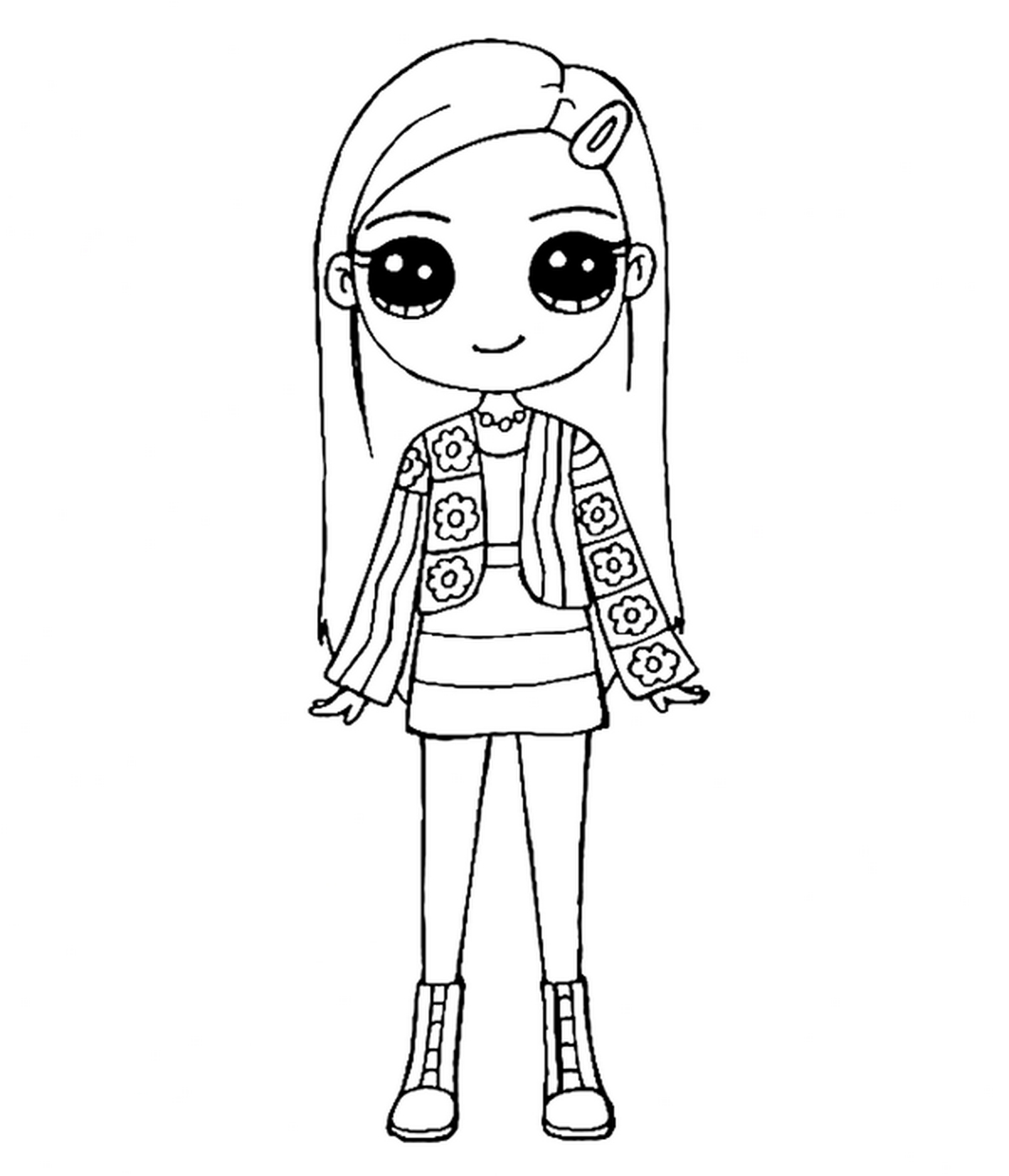 Tranh tô màu BLACKPINK chibi số 7