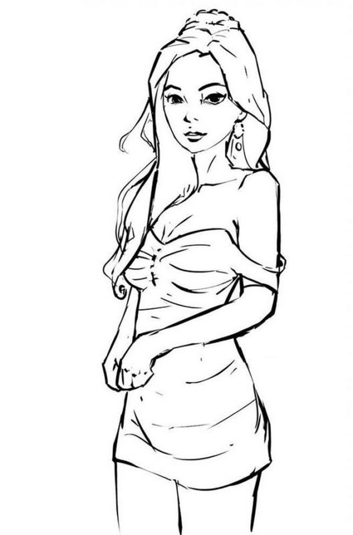 Tranh tô màu BLACKPINK Jennie