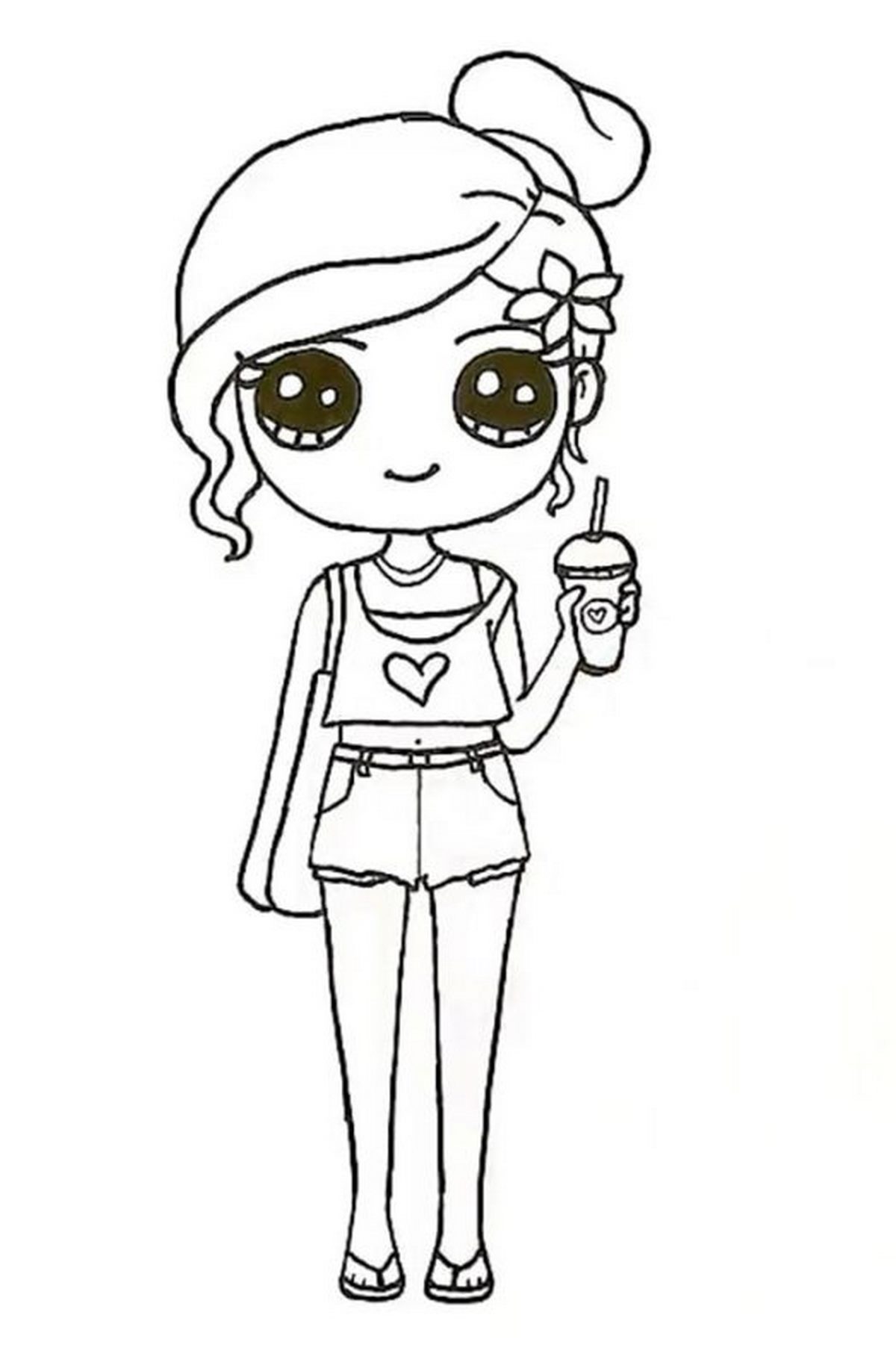 Tranh tô màu BLACKPINK chibi số 3