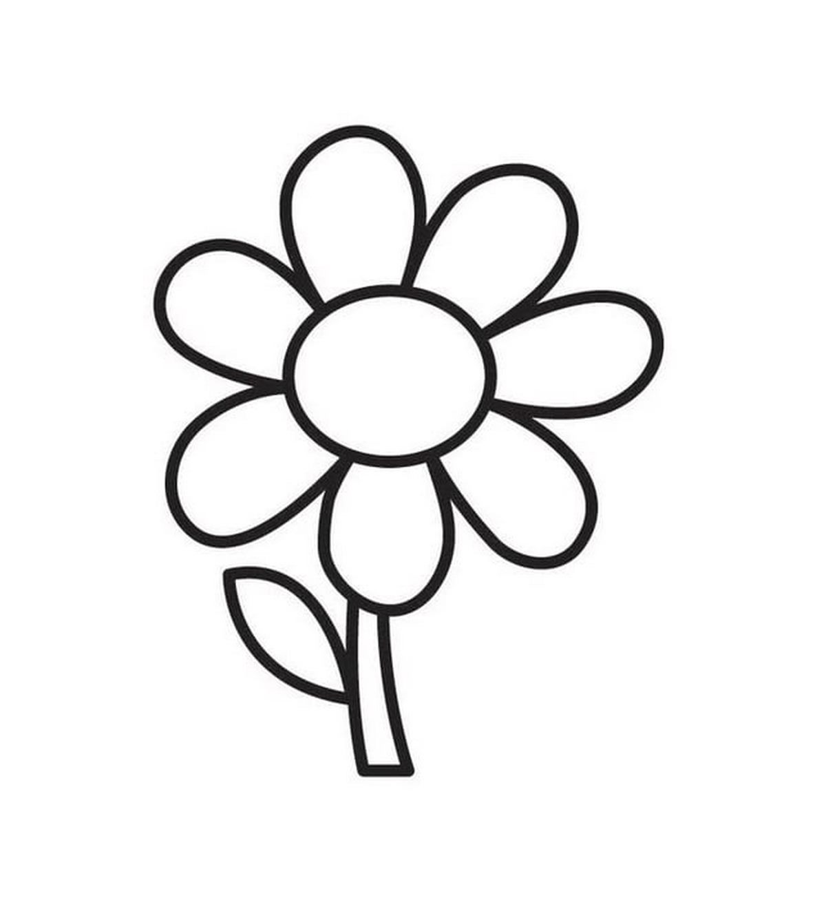 Tranh tô màu bông hoa số 46