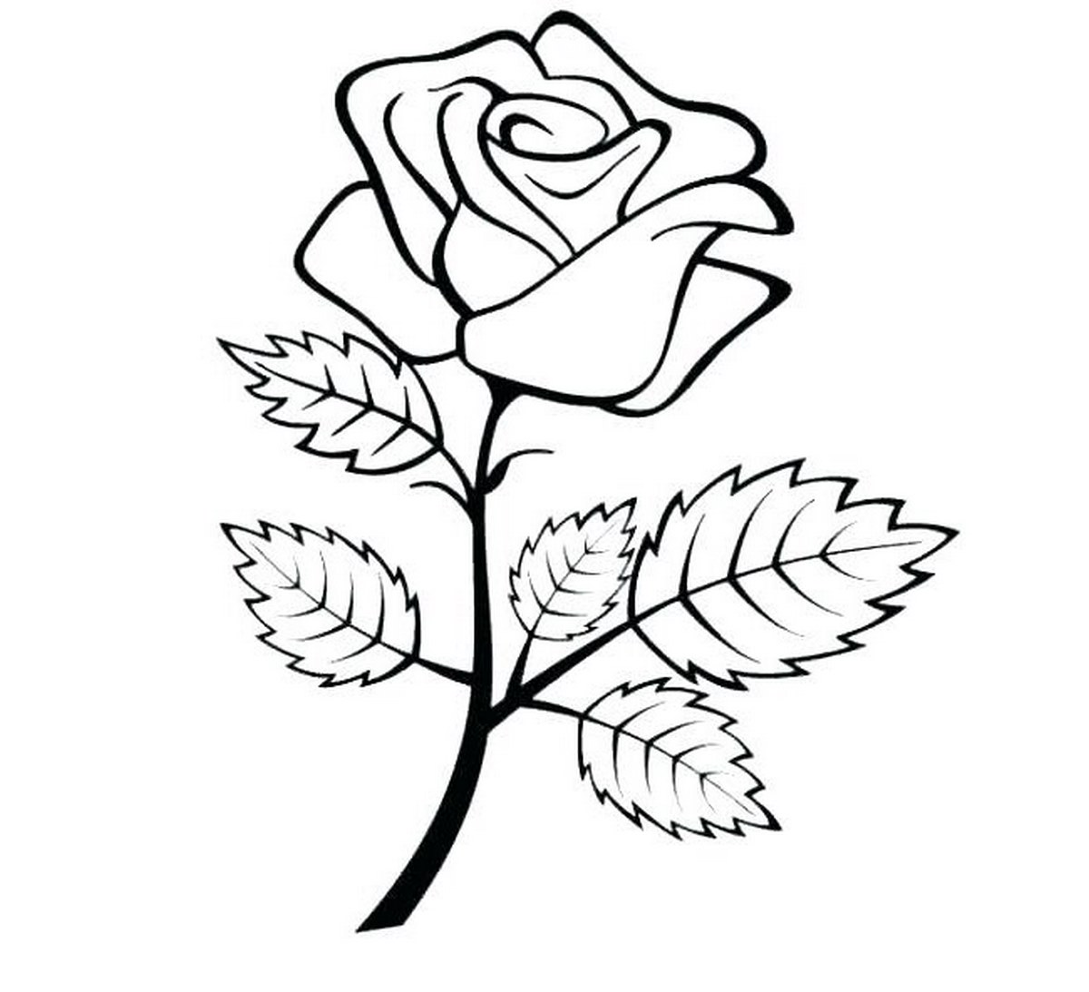 Tranh tô màu bông hoa số 57