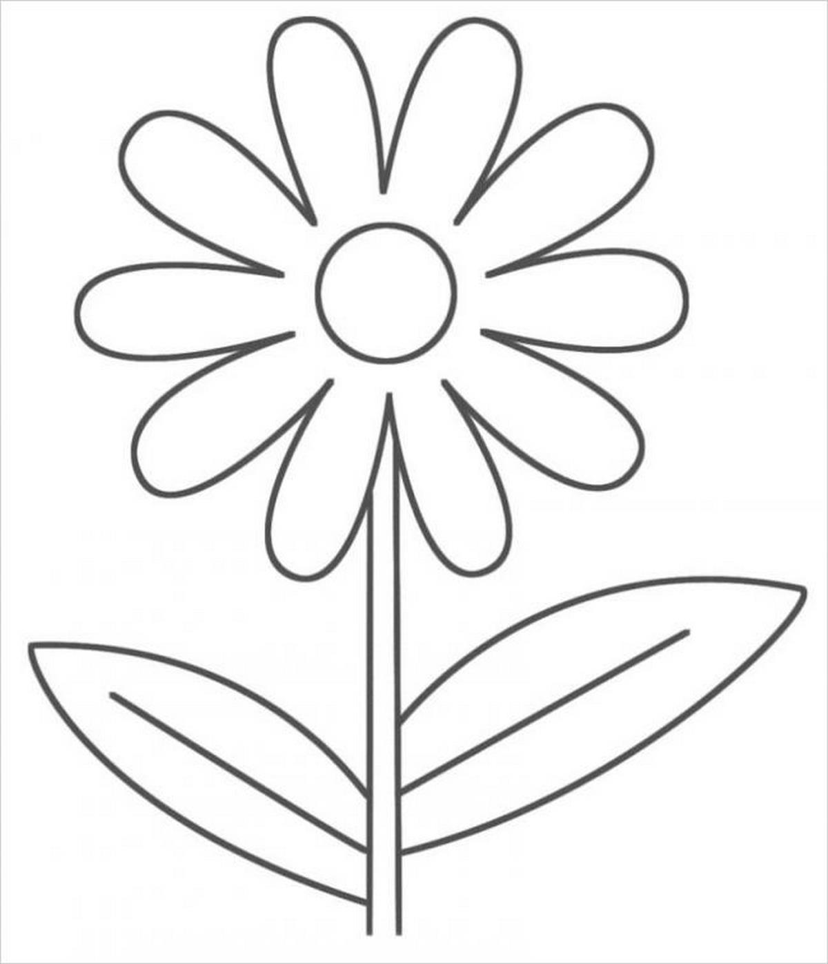 Tranh tô màu bông hoa số 86