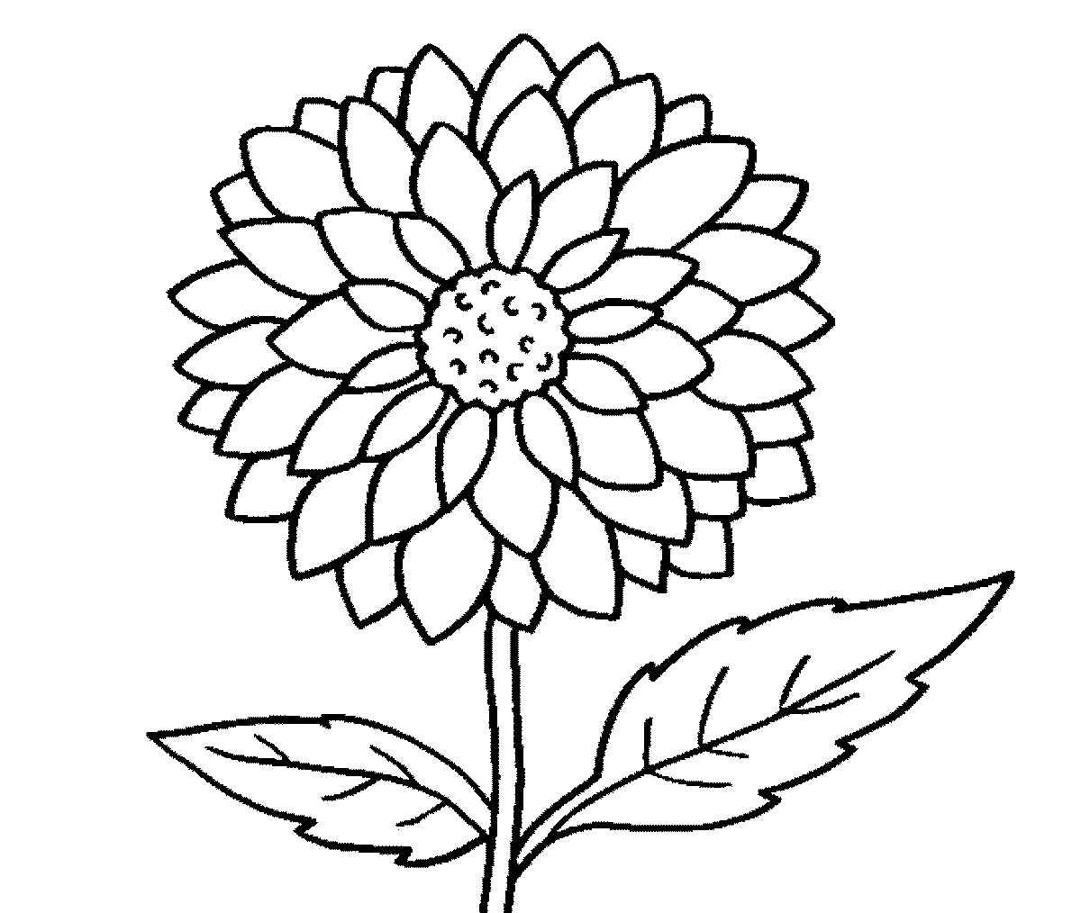 Tranh tô màu bông hoa số 111