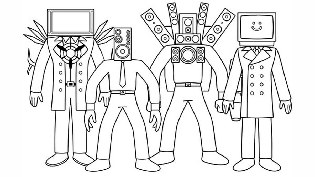 Tranh tô màu cameraman số 38 Tranh tô màu cameraman số 38