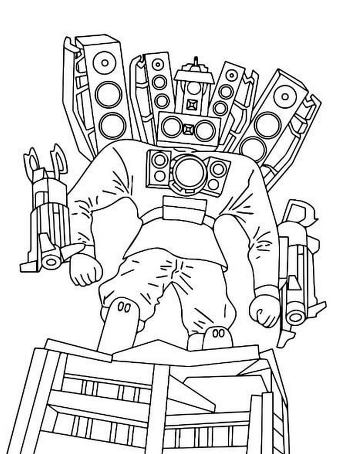 Tranh tô màu cameraman số 27 Tranh tô màu cameraman số 27