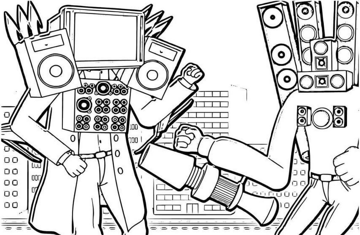 Tranh tô màu cameraman số 26 Tranh tô màu cameraman số 26