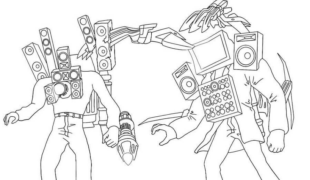 Tranh tô màu cameraman số 25 Tranh tô màu cameraman số 25