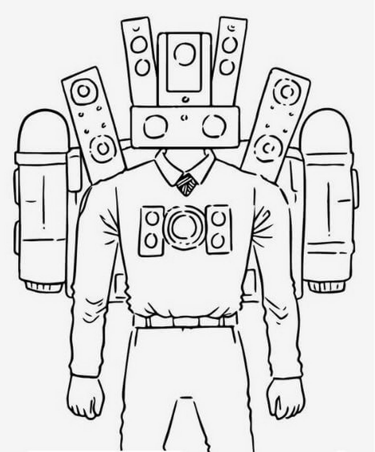 Tranh tô màu cameraman số 23 Tranh tô màu cameraman số 23
