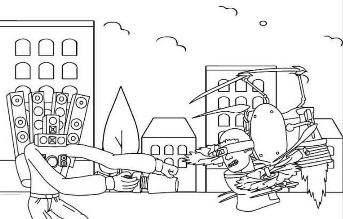 Tranh tô màu cameraman số 13 Tranh tô màu cameraman số 13