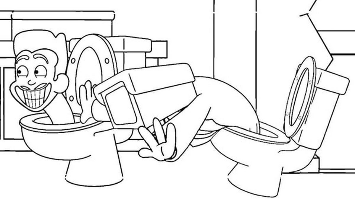 Tranh tô màu cameraman số 6 Tranh tô màu cameraman số 6