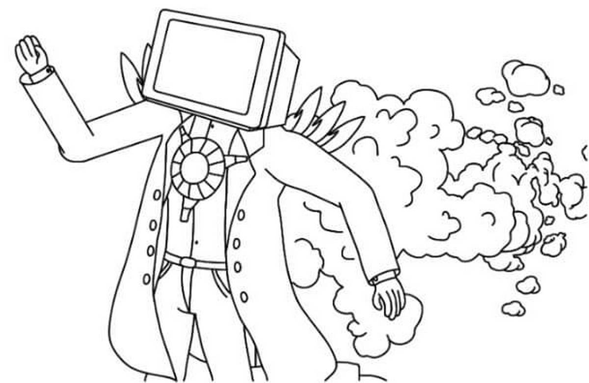 Tranh tô màu cameraman số 41 Tranh tô màu cameraman số 41