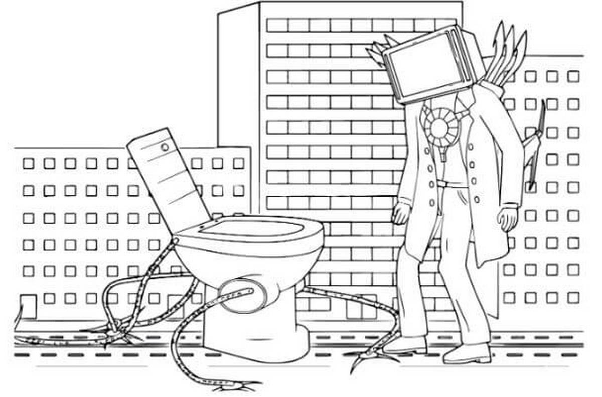 Tranh tô màu cameraman số 57 Tranh tô màu cameraman số 57