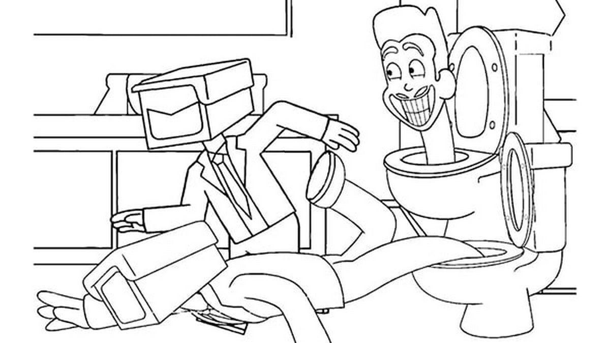 Tranh tô màu cameraman số 4 Tranh tô màu cameraman số 4