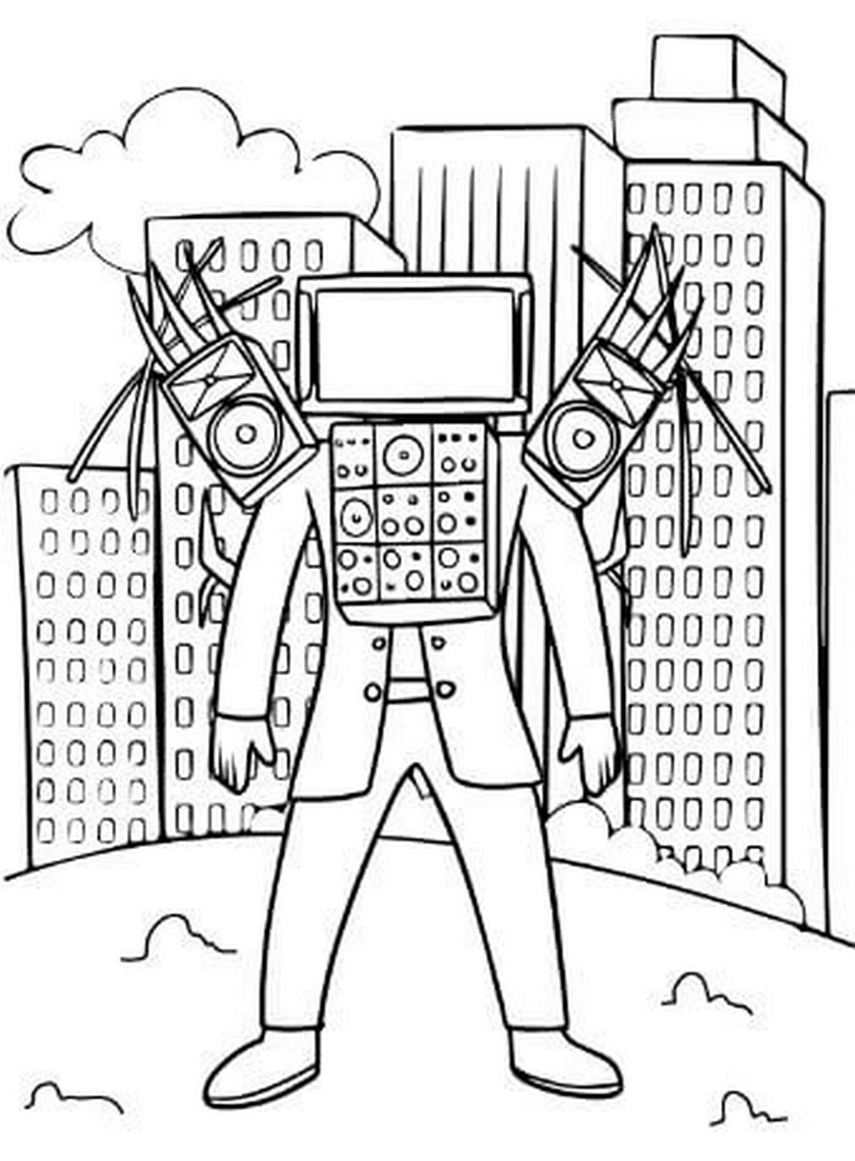 Tranh tô màu cameraman số 61 Tranh tô màu cameraman số 61