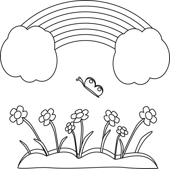 Tranh tô màu cầu vồng 17 Tranh tô màu cầu vồng 17