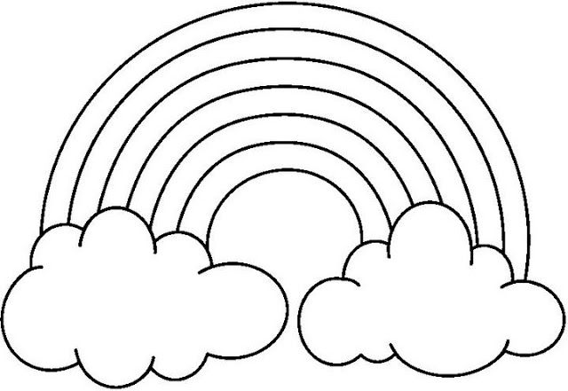 Tranh tô màu cầu vồng 55 Tranh tô màu cầu vồng 55