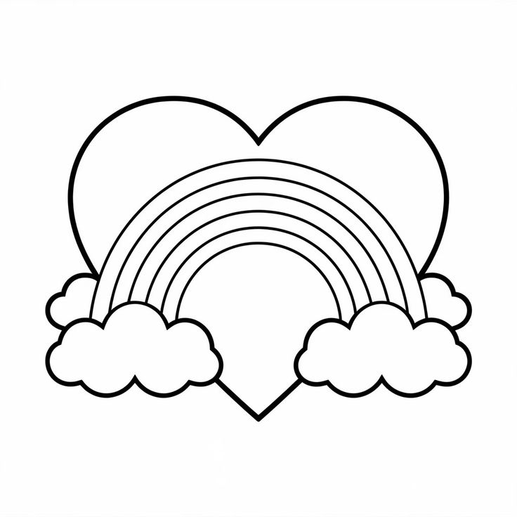 Tranh tô màu cầu vồng 62 Tranh tô màu cầu vồng 62