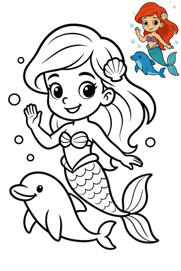 Tranh tô màu chibi 10 Tranh tô màu chibi 10