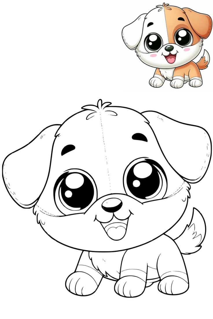 Tranh tô màu chibi 1 Tranh tô màu chibi 1