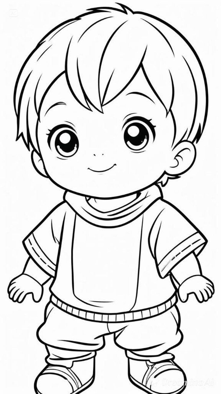 Tranh tô màu chibi 15 Tranh tô màu chibi 15