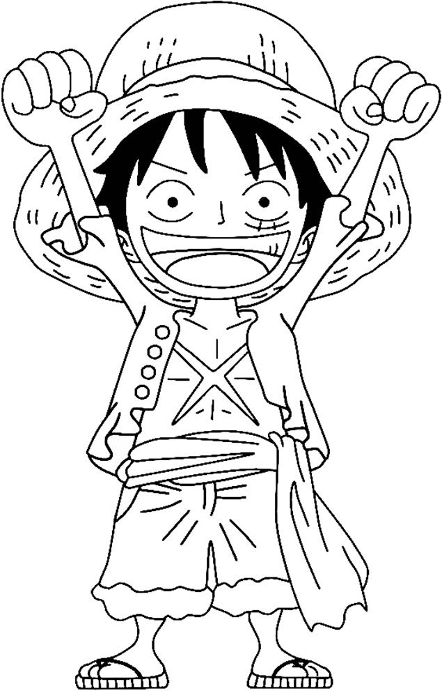 Tranh tô màu chibi anime 16 Tranh tô màu chibi anime 16