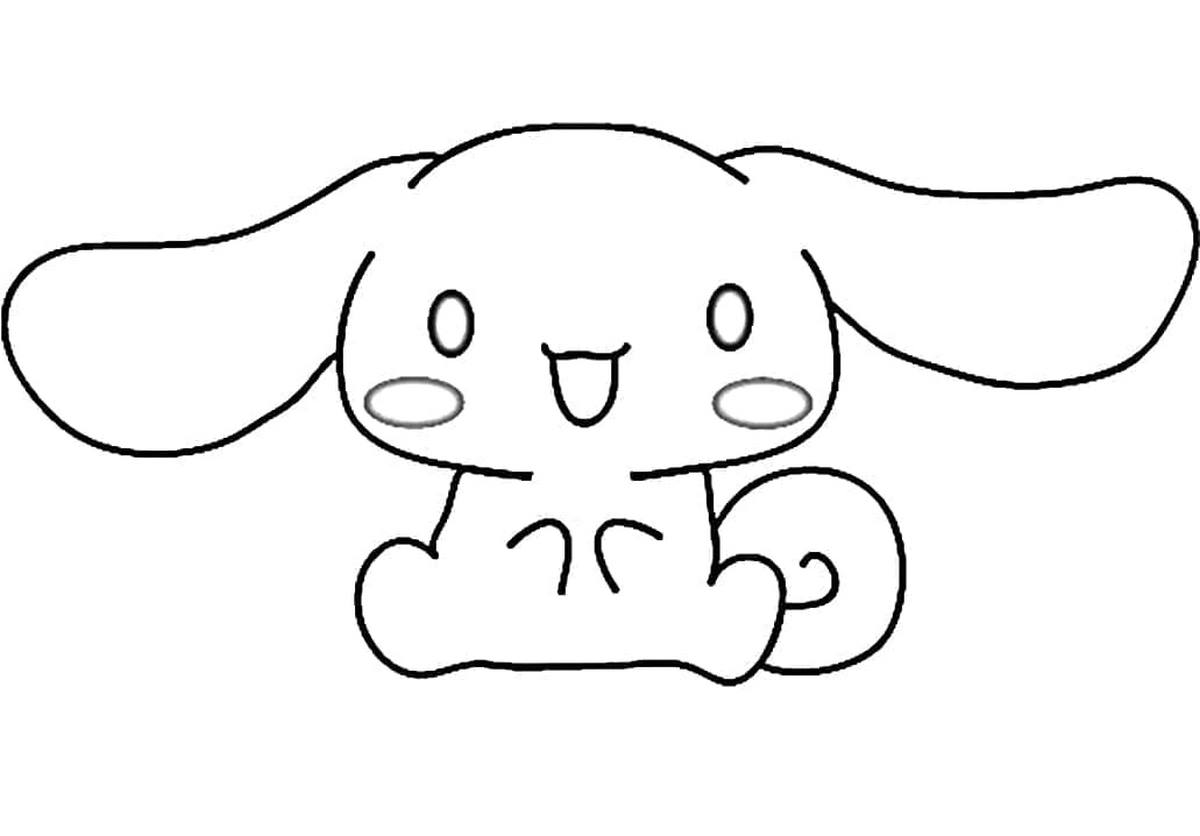 Tranh tô color Cinnamoroll 