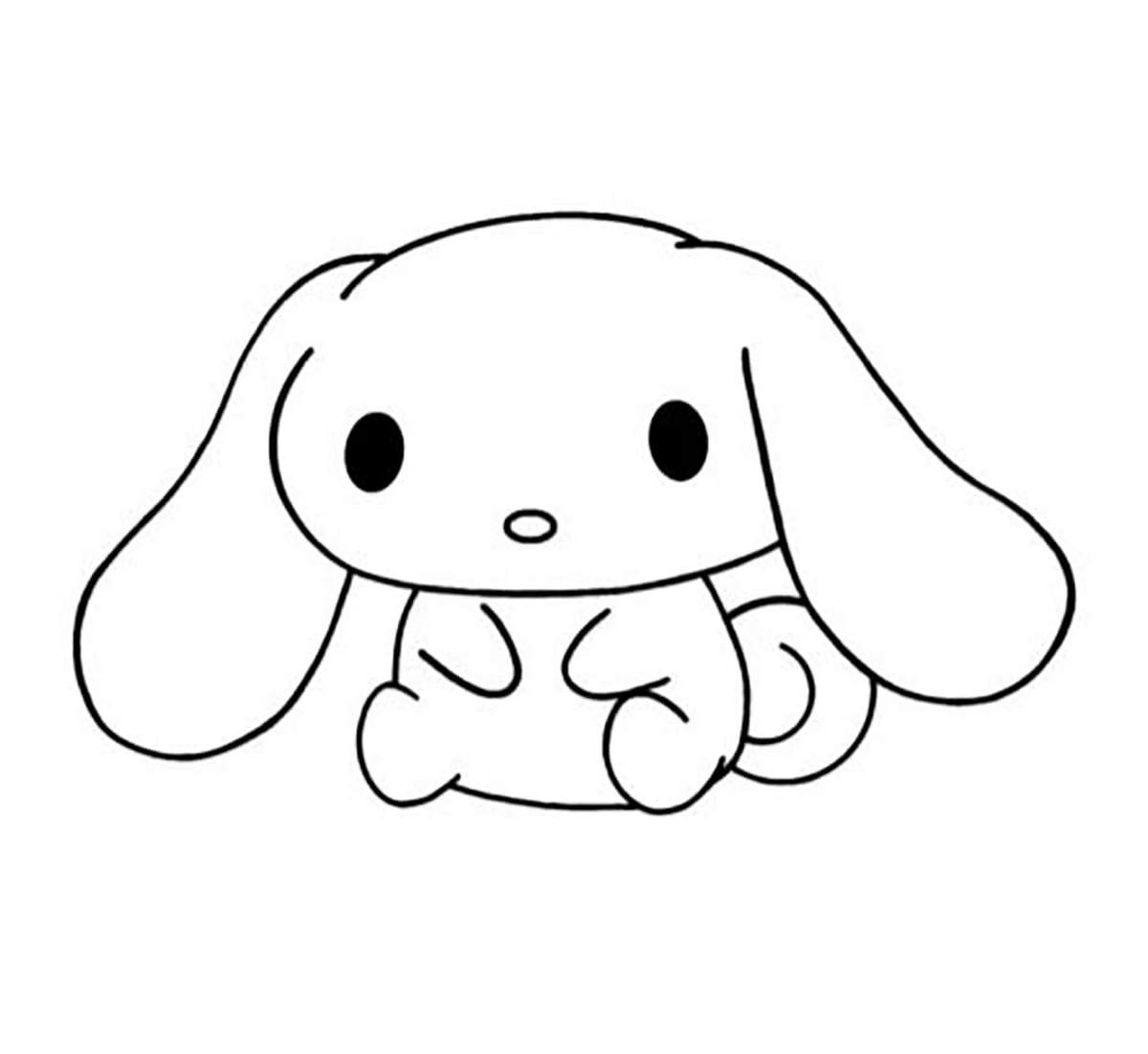 Tranh tô color Cinnamoroll 