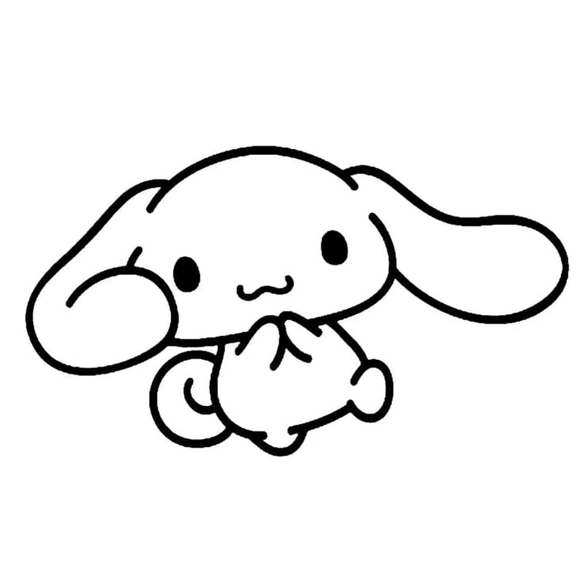 Tranh tô color Cinnamoroll 