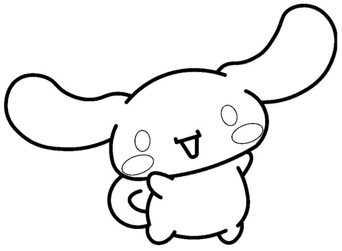 Tranh tô color Cinnamoroll 