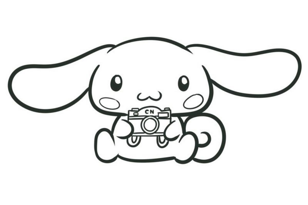 Tranh tô color Cinnamoroll 