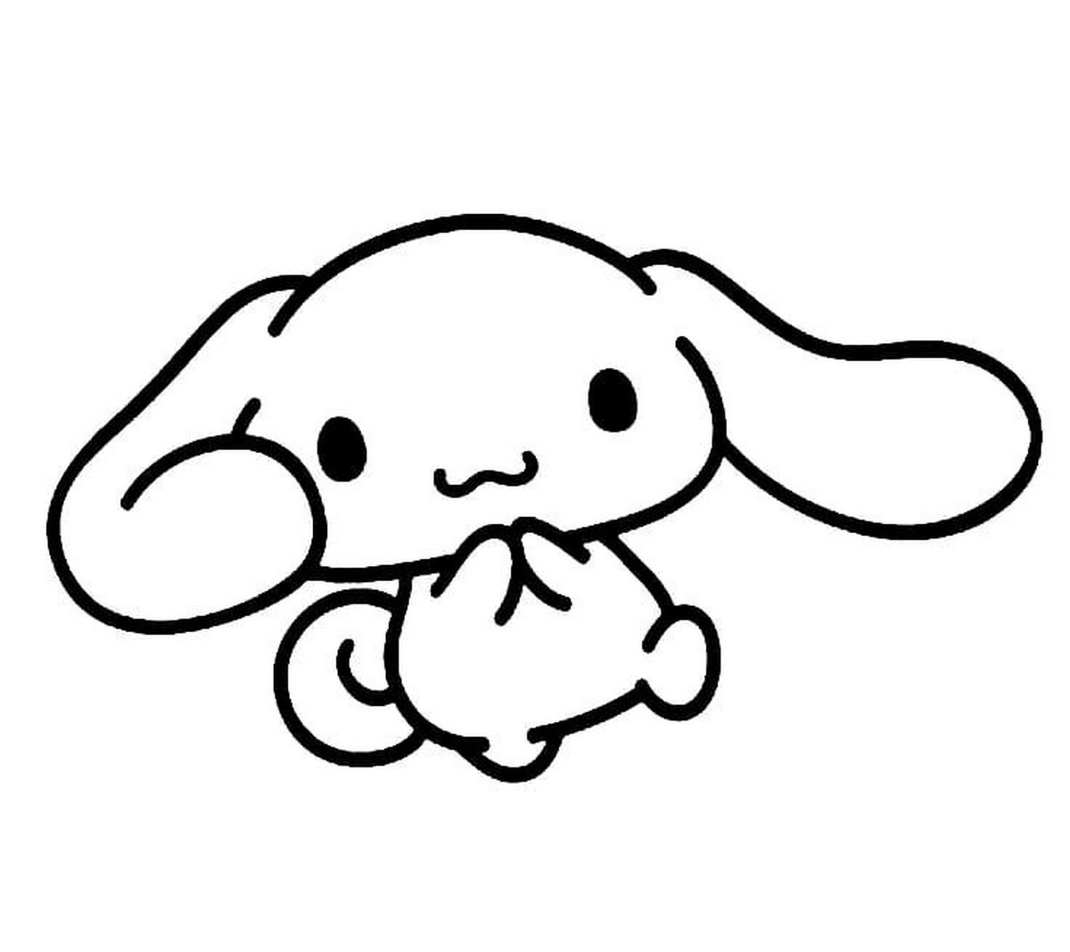 Tranh tô color Cinnamoroll 