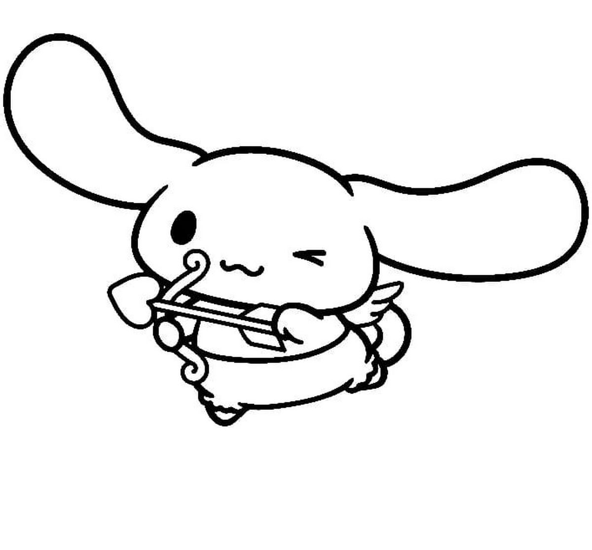 Tranh tô color Cinnamoroll 