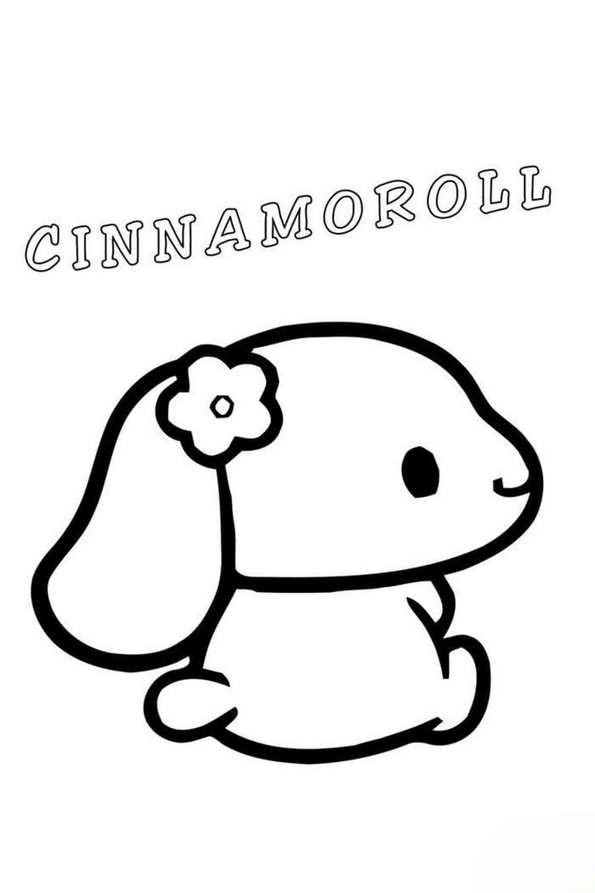 Tranh tô color Cinnamoroll 