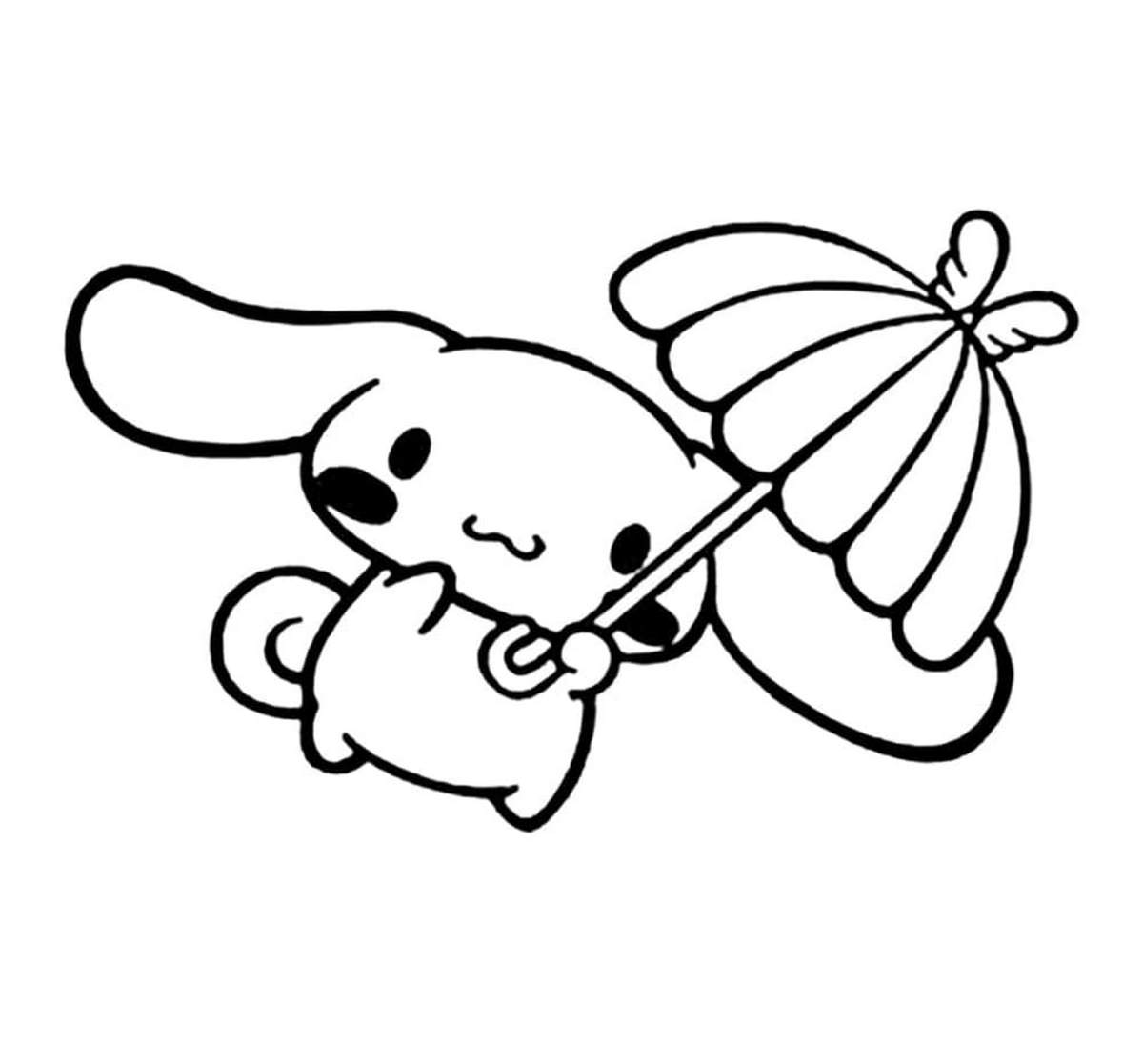 Tranh tô color Cinnamoroll 