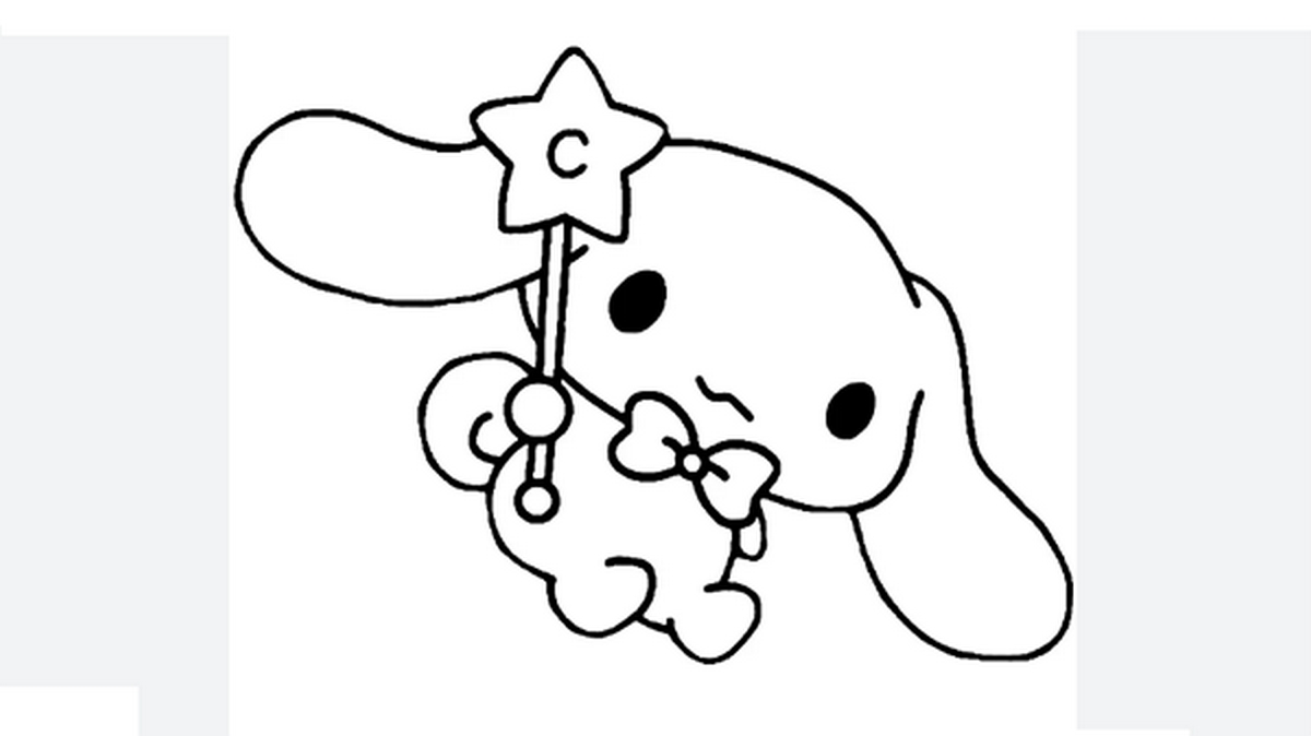 Tranh tô color Cinnamoroll 